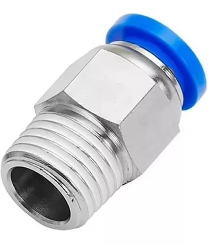 Racor recto manguera de 8 mm